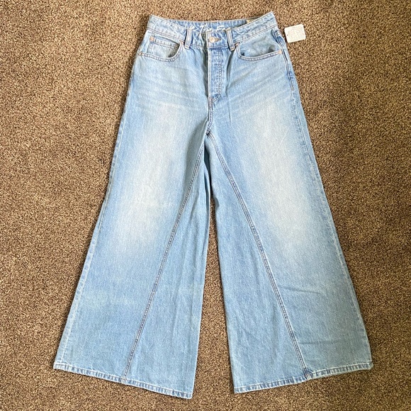 Free People Denim - NWT We the Free Wide Leg Regular High Waisted Jeans 27
